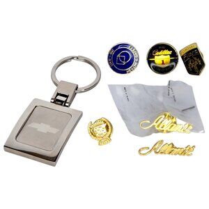 General Motors Chevrolet Cadillac Pontiac Pins & Keychains